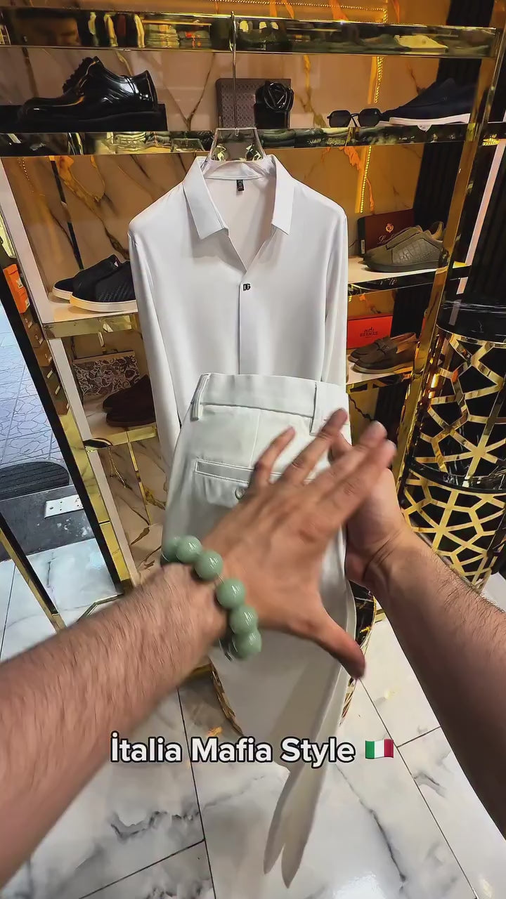 DG BEYAZ GÖMLEK BEYAZ PANTALON